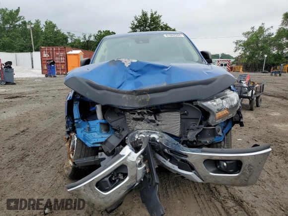 2020 Ford Ranger XL with VIN 1FTER4FH2LLA72904, listed as a Copart auction lot 61062265 with 39,262 mi miles and Salvage title. Bid and sale history available at DreamBid. Image 5.