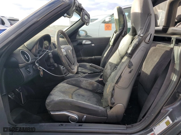2007 Porsche Boxster with VIN WP0CA29867U710182, listed as a Copart auction lot 76179114 with 0 mi miles and Clean Title. Bid and sale history available at carsss.com. Image 7.