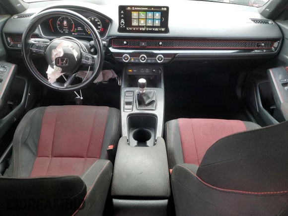 2022 Honda Civic Si with VIN 2HGFE1E50NH473830, listed as a Copart auction lot 54383035 with 72,733 mi miles and Salvage Title. Bid and sale history available at DreamBid. Image 8.