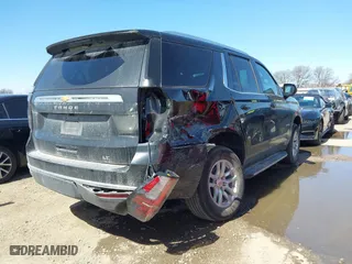 2024 Chevrolet Tahoe LT with VIN 1GNSKNKD6RR302151, listed as a IAAI auction lot 41717741 with 21,929 mi miles. Bid and sale history available at carsss.com. Image 4.