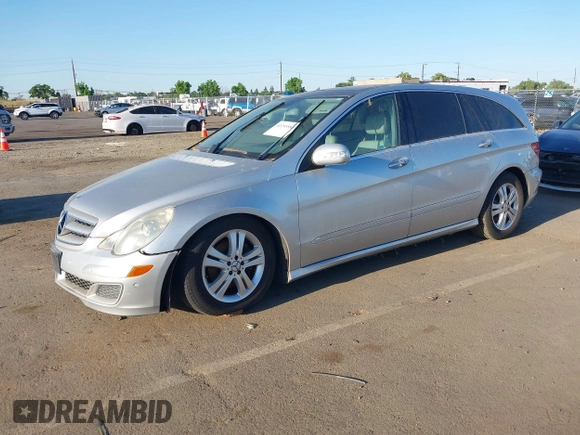 2006 Mercedes-Benz R 5.0L with VIN 4JGCB75E06A008649, listed as a IAAI auction lot 42293588 with 142,895 mi miles and . Bid and sale history available at DreamBid. Image 2.