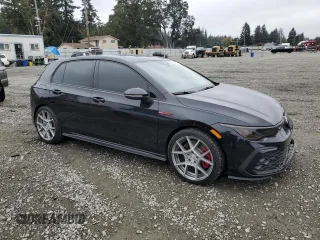 2022 Volkswagen Golf GTI S with VIN WVWG87CD0NW220757, listed as a Copart auction lot 75849714 with 21,683 mi miles and Salvage Title. Bid and sale history available at carsss.com. Image 4.