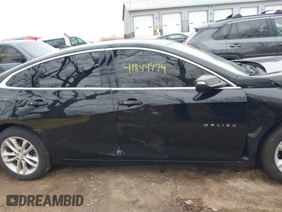 2017 Chevrolet Malibu Hybrid with VIN 1G1ZJ5SU9HF152104, listed as a IAAI auction lot 41844974 with 112,660 mi miles and . Bid and sale history available at DreamBid. Image 13.