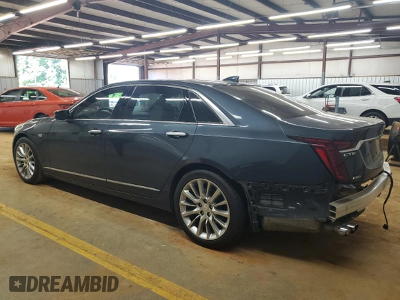 2019 Cadillac CT6 Luxury AWD with VIN 1G6KB5RS5KU129483, listed as a Copart auction lot 60120005 with 49,243 mi miles and Salvage title. Bid and sale history available at DreamBid. Image 2.