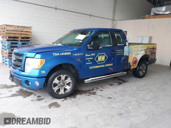 2013 Ford F-150 XL with VIN 1FTFX1CFXDFB89934, listed as a IAAI auction lot 41293885 with 147,871 mi miles. Bid and sale history available at carsss.com. Image 14.