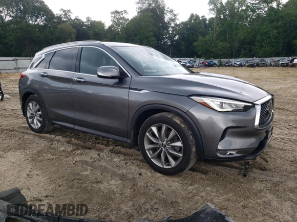 2019 Infiniti QX50 Luxe z VIN 3PCAJ5M31KF130795, wystawiony jako Copart lot #57424765 z przebiegiem 108 876 mil mil oraz Szkoda całkowita • Salvage title. Historia ofert i sprzedaży dostępna na DreamBid. Obrazek 4.