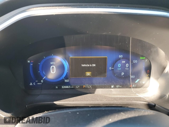 2020 Ford Escape Titanium Hybrid with VIN 1FMCU0DZ5LUA54462, listed as a Copart auction lot 76230694 with 32,698 mi miles and Salvage title. Bid and sale history available at DreamBid. Image 9.