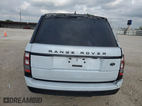 2016 Land Rover Range Rover HSE with VIN SALGS2KFXGA260327, listed as a Copart auction lot 53199585 with 111,970 mi miles and Salvage title. Bid and sale history available at DreamBid. Image 6.