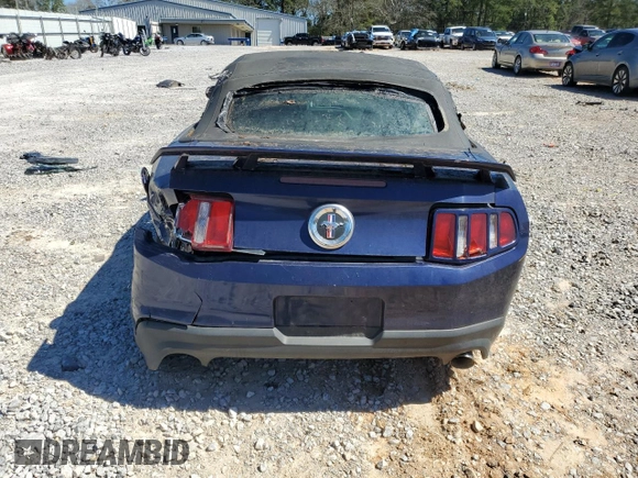 2012 Ford Mustang V6 with VIN 1ZVBP8EMXC5263941, listed as a Copart auction lot 48041055 with 180,437 mi miles and Clean Title. Bid and sale history available at carsss.com. Image 6.