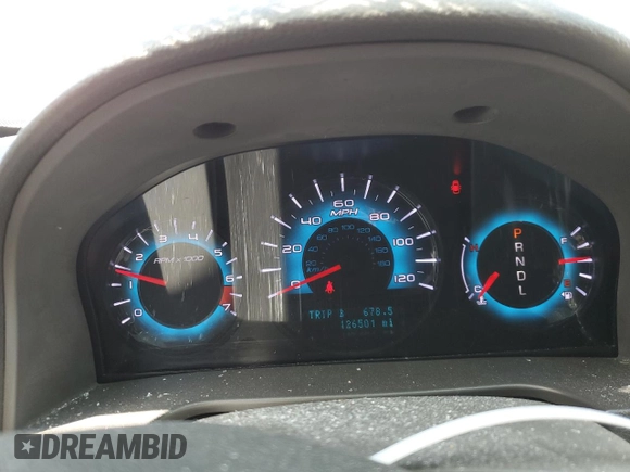 2010 Ford Fusion SEL with VIN 3FAHP0JA1AR343932, listed as a Copart auction lot 53585945 with 126,501 mi miles and Salvage Title. Bid and sale history available at DreamBid. Image 9.
