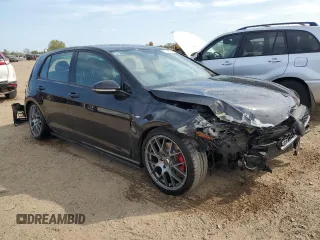 2017 Volkswagen Golf GTI S with VIN 3VW4T7AU7HM067865, listed as a Copart auction lot 71718704 with 88,972 mi miles and Salvage Title. Bid and sale history available at carsss.com. Image 4.