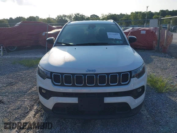 2024 Jeep Compass Latitude with VIN 3C4NJDBN5RT607238, listed as a IAAI auction lot 42732895 with 43,063 mi miles and . Bid and sale history available at DreamBid. Image 12.