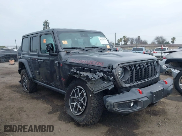 2024 Jeep Wrangler Rubicon with VIN 1C4PJXFG1RW314131, listed as a IAAI auction lot 41472426 with Not provided miles and . Bid and sale history available at DreamBid. Image 13.