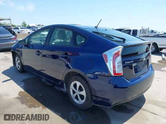 2012 Toyota Prius One with VIN JTDKN3DU2C1559380, listed as a IAAI auction lot 42041076 with 222,740 mi miles. Bid and sale history available at carsss.com. Image 3.
