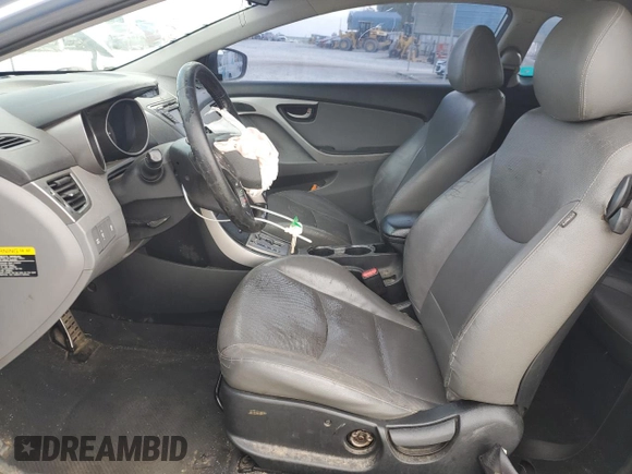 2013 Hyundai Elantra Coupe SE with VIN KMHDH6AE0DU008231, listed as a Copart auction lot 81969174 with 139,254 mi miles and Salvage Title. Bid and sale history available at carsss.com. Image 7.