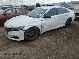 2021 Honda Accord Sport with VIN 1HGCV2F31MA007603, listed as a Copart auction lot 72776694 with 65,725 mi miles and Non repairable. Bid and sale history available at DreamBid. Image 1.
