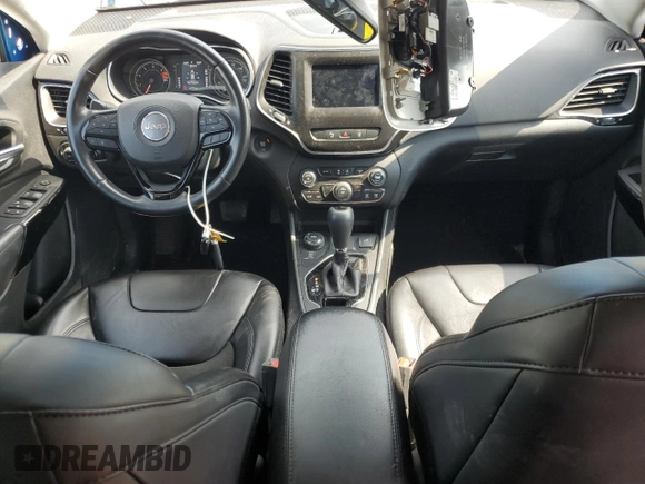2021 Jeep Cherokee Latitude Plus with VIN 1C4PJMLB0MD202366, listed as a Copart auction lot 59798985 with 62,777 mi miles and Salvage title. Bid and sale history available at DreamBid. Image 8.