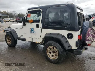 2006 Jeep Wrangler Sport Right Hand Drive with VIN 1J4F449S66P733349, listed as a Copart auction lot 80022794 with 194,692 mi miles and Salvage Title. Bid and sale history available at carsss.com. Image 2.