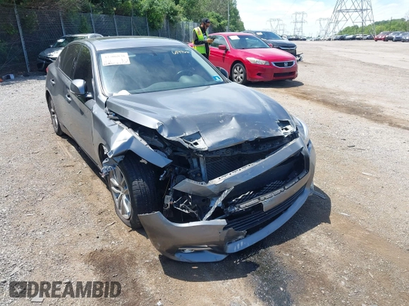 2014 Infiniti Q50 Premium with VIN JN1BV7AR5EM684966, listed as a IAAI auction lot 42306878 with 166,800 mi miles and . Bid and sale history available at DreamBid. Image 6.