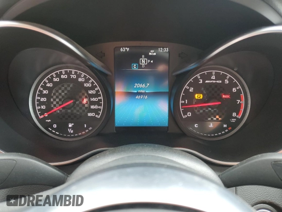 2020 Mercedes-Benz C 43 AMG z VIN W1KWF6EB4LR585855, wystawiony jako Copart lot #54072045 z przebiegiem 46 916 mil mil oraz Szkoda całkowita • Salvage title. Historia ofert i sprzedaży dostępna na DreamBid. Obrazek 9.