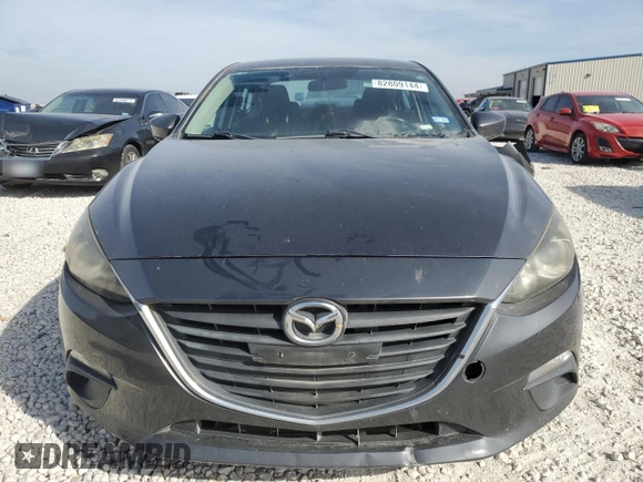 2014 Mazda 3 i Touring with VIN JM1BM1V72E1111837, listed as a Copart auction lot 82809144 with 136,326 mi miles and Salvage Title. Bid and sale history available at DreamBid. Image 5.