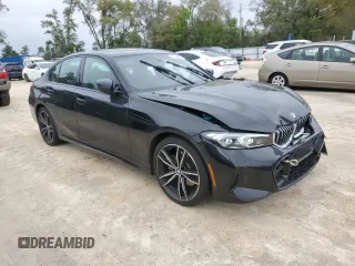2024 BMW 3 Series 330i xDrive with VIN 3MW89FF01R8E65387, listed as a Copart auction lot 50001195 with 19,478 mi miles and Clean Title. Bid and sale history available at carsss.com. Image 4.