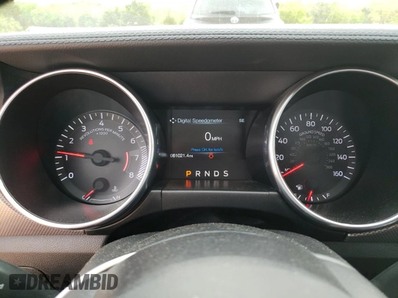 2019 Ford Mustang EcoBoost with VIN 1FA6P8TH2K5204011, listed as a Copart auction lot 52417465 with 61,021 mi miles and Salvage Title. Bid and sale history available at carsss.com. Image 9.