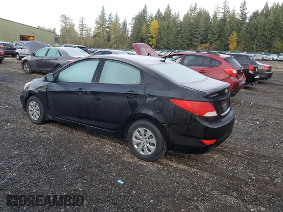 2016 Hyundai Accent SE with VIN KMHCT4AE1GU079702, listed as a Copart auction lot 74000593 with 89,614 mi miles and . Bid and sale history available at DreamBid. Image 2.