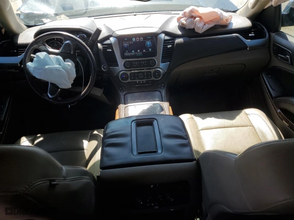2015 Chevrolet Suburban LTZ with VIN 1GNSCKKC5FR233998, listed as a Copart auction lot 48507395 with 168,536 mi miles and Salvage Title. Bid and sale history available at carsss.com. Image 8.