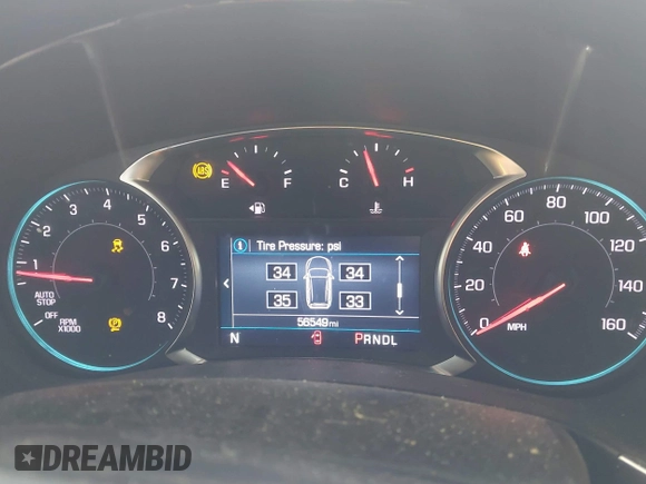 2023 Chevrolet Equinox LT with VIN 3GNAXKEG7PS194957, listed as a IAAI auction lot 42231035 with 56,549 mi miles and . Bid and sale history available at DreamBid. Image 7.