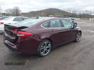 2017 Ford Fusion Titanium with VIN 3FA6P0K9XHR176802, listed as a IAAI auction lot 41953750 with 119,455 mi miles. Bid and sale history available at carsss.com. Image 4.