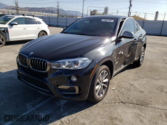 2019 BMW X6 sDrive35i with VIN 5UXKU0C55K0S97806, listed as a Copart auction lot 71047102 with 51,610 mi miles. Bid and sale history available at carsss.com. Image 1.