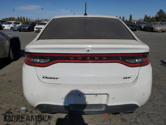 2016 Dodge Dart GT with VIN 1C3CDFEB5GD538800, listed as a Copart auction lot 71993904 with 77,011 mi miles and Salvage Title. Bid and sale history available at carsss.com. Image 6.