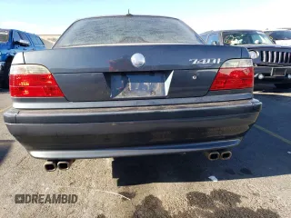 2001 BMW 7 Series 740iA with VIN WBAGG83481DN88079, listed as a Copart auction lot 78521754 with 155,073 mi miles and Clean Title. Bid and sale history available at carsss.com. Image 6.