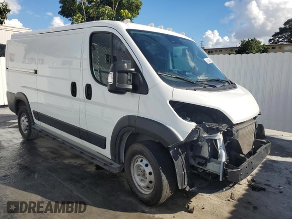 2023 Ram ProMaster Cargo with VIN 3C6LRVVG6PE584399, listed as a Copart auction lot 46678675 with Not Provided miles and Clean Title. Bid and sale history available at DreamBid. Image 4.