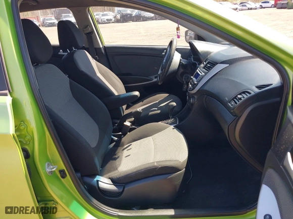 2014 Hyundai Accent GS with VIN KMHCT5AE0EU193502, listed as a IAAI auction lot 42036656 with 114,136 mi miles. Bid and sale history available at carsss.com. Image 5.