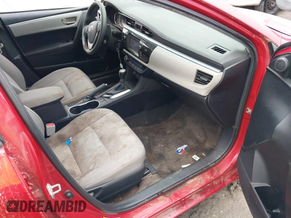2015 Toyota Corolla L with VIN 2T1BURHE8FC478876, listed as a IAAI auction lot 41968255 with 121,066 mi miles and . Bid and sale history available at DreamBid. Image 5.
