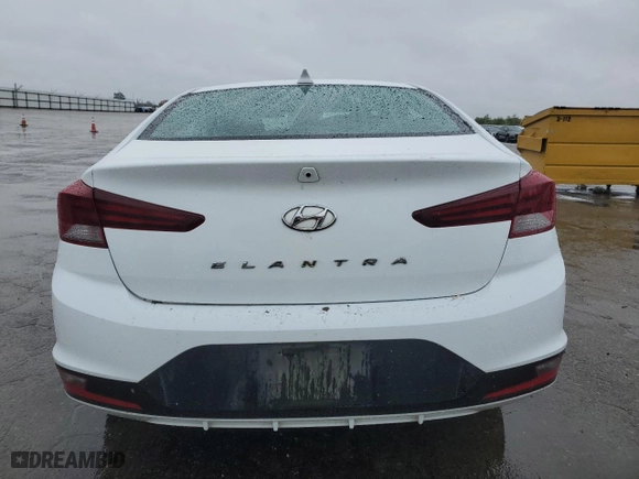 2020 Hyundai Elantra SEL with VIN 5NPD84LF5LH517254, listed as a Copart auction lot 47880635 with 140,407 mi miles and Salvage Title. Bid and sale history available at carsss.com. Image 6.