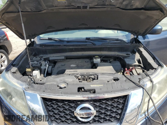 2014 Nissan Pathfinder S z VIN 5N1AR2MN4EC712833, wystawiony jako Copart lot #57074105 z przebiegiem 108 969 mil mil oraz Czysty tytuł • Clean title. Historia ofert i sprzedaży dostępna na DreamBid. Obrazek 11.