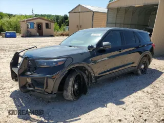 2022 Ford Police Interceptor Utility z VIN 1FM5K8AB7NGA41606, wystawiony jako Copart lot #53535885 z przebiegiem 73 281 mil mil oraz Szkody całkowita. Historia ofert i sprzedaży dostępna na DreamBid. Obrazek 1.