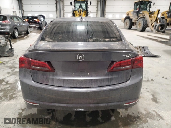 2017 Acura TLX V6 w/Technology Pkg with VIN 19UUB2F57HA001759, listed as a Copart auction lot 49749975 with 64,575 mi miles and Salvage Title. Bid and sale history available at carsss.com. Image 6.