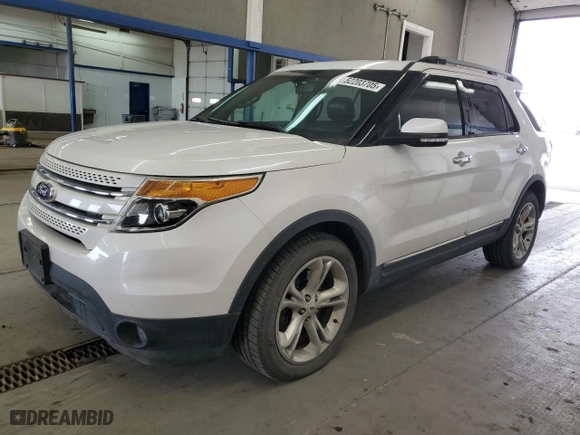 2013 Ford Explorer Limited with VIN 1FM5K8F87DGC12043, listed as a Copart auction lot 52203705 with 182,725 mi miles and Salvage Title. Bid and sale history available at carsss.com. Image 1.