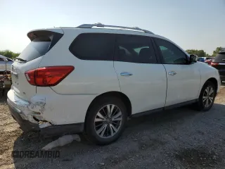 2017 Nissan Pathfinder SL z VIN 5N1DR2MN3HC671550, wystawiony jako Copart lot #54859155 z przebiegiem 116 132 mil mil oraz Szkoda całkowita • Salvage title. Historia ofert i sprzedaży dostępna na DreamBid. Obrazek 3.