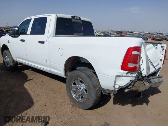 2024 Ram 2500 Tradesman with VIN 3C6UR5CLXRG222734, listed as a IAAI auction lot 41689397 with 4,685 mi miles and . Bid and sale history available at DreamBid. Image 3.