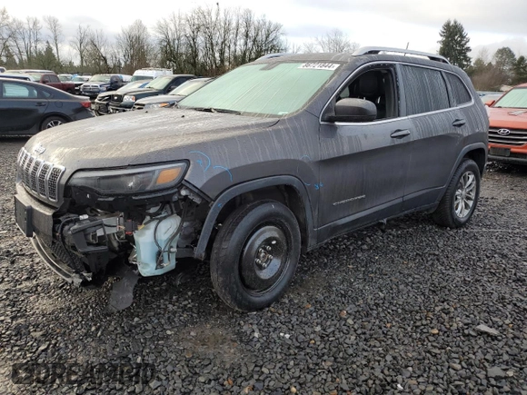 2019 Jeep Cherokee Latitude Plus with VIN 1C4PJMLB3KD306461, listed as a Copart auction lot 86721844 with 58,252 mi miles and Salvage Title. Bid and sale history available at carsss.com. Image 1.