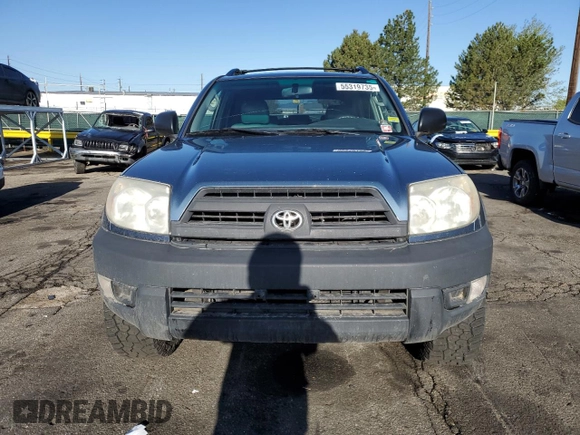 2003 Toyota 4Runner SR5 with VIN JTEBU14RX30011874, listed as a Copart auction lot 55319735 with 187,998 mi miles and Clean Title. Bid and sale history available at DreamBid. Image 5.