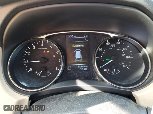 2016 Nissan Rogue SV with VIN KNMAT2MV9GP671536, listed as a Copart auction lot 53640395 with 68,646 mi miles and Salvage Title. Bid and sale history available at carsss.com. Image 9.