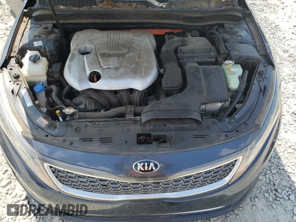 2015 Kia Optima Hybrid EX with VIN KNAGN4AD5F5080400, listed as a Copart auction lot 66064494 with 91,538 mi miles and Salvage Title. Bid and sale history available at carsss.com. Image 11.