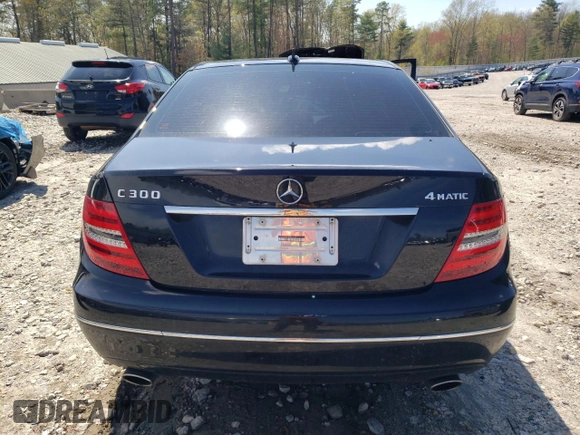 2012 Mercedes-Benz C-Class C 300 Sport with VIN WDDGF8BB7CA654122, listed as a Copart auction lot 54969875 with 163,242 mi miles and Clean Title. Bid and sale history available at carsss.com. Image 6.