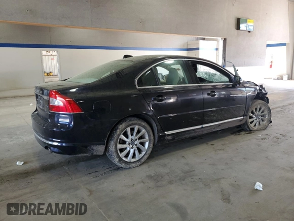2015 Volvo S80 T5 Drive-E with VIN YV140MAK9F1186370, listed as a Copart auction lot 51205955 with 0 mi miles and Salvage Title. Bid and sale history available at carsss.com. Image 3.